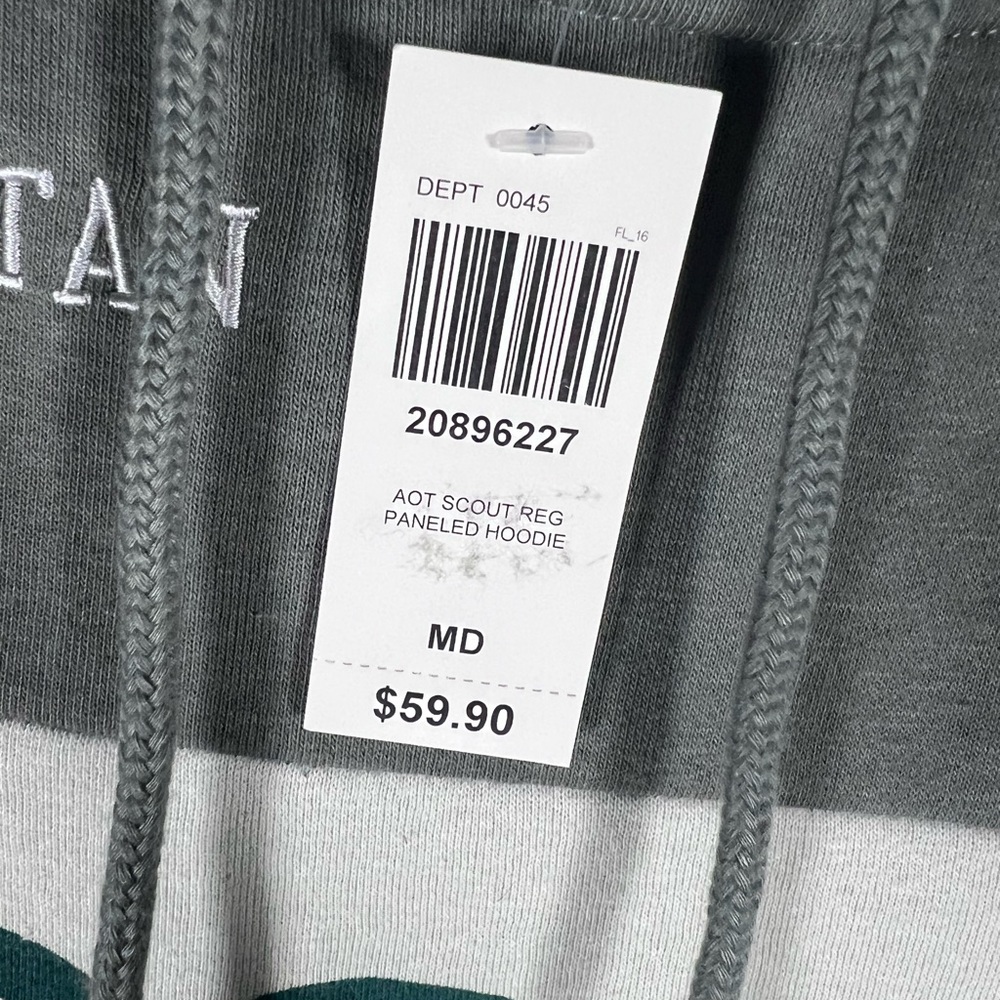 Attack on Titan Scout Regiment Colorblock Hoodie Size M * - Picture 3 of 3
